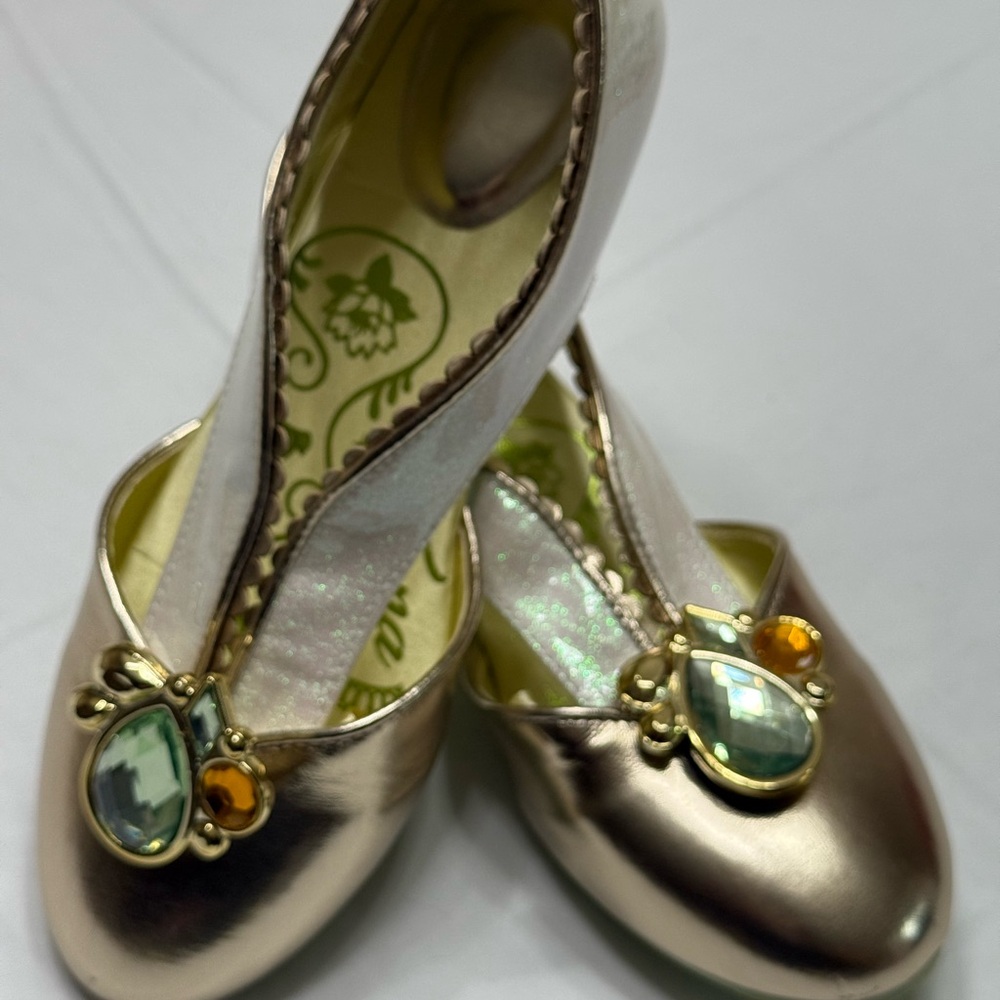 Disney Dress up Girl Shoes |  Tiana Costume Shoes |  The princess And the frog